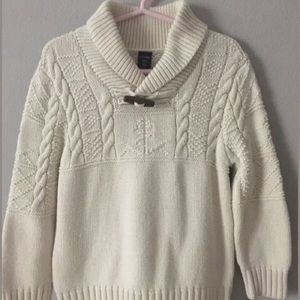 Gap boys shawl collar sweater size 3